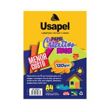 Bloco Criativo Usapel Neon A4 120g com 25 Folhas em 5 Cores