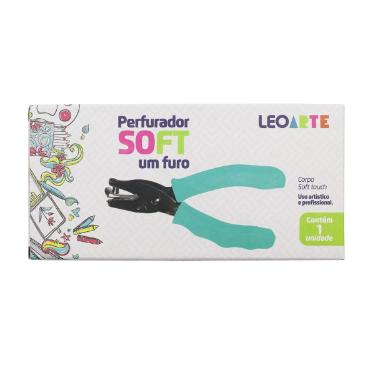Perfurador p/ Papel e eva de 1 Furo Leonora