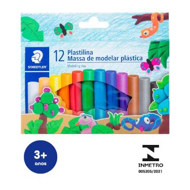 MASSA DE MODELAR PLASTICA STAEDTLER  C/12 8429C12