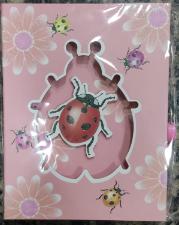 Di�rio Infantil Joaninha 3d Com Cadeado