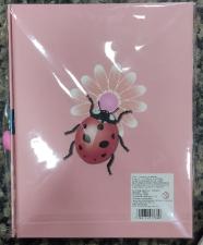 Di�rio Infantil Joaninha 3d Com Cadeado