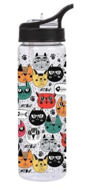 Garrafa 670 Ml Dermiwil Container Fun  Cats