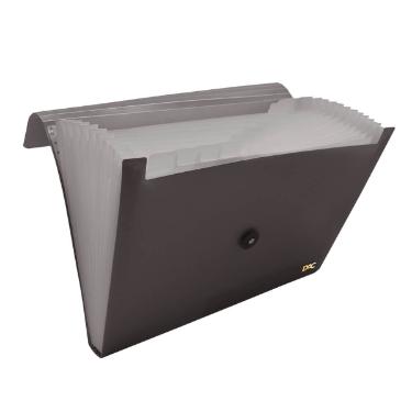 Pasta Sanfonada A4 12 Divis�rias Cinza Dac