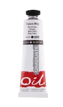 Tinta �leo Daler Rowney Graduate 38 ml Branco 009 117038009