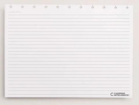 Refil Pautado Horizontal A5 200 x 140 mm - Caderno Inteligante