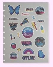 Folha de Adesivos caderno inteligente Malibu A4