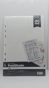 REFIL OTIMA CADERNO 167 E PLANNER ULTRA 90 PONTILHADO BR 30F 0756