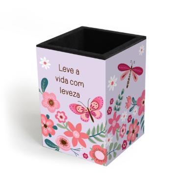 PORTA L�PIS FINA IDEIA BORBOLETAS 5156