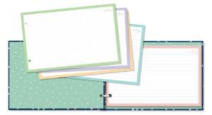PORTA FICHAS FINA IDEA 50 FOLHAS PO� 2459