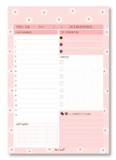 BLOCO TAREFAS DO DIA FINA IDEA 80 FOLHAS MARGARIDAS 2694