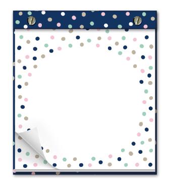 BLOCO OFFICE COM PINOS FINA IDEA 200 FOLHAS PO� 2806