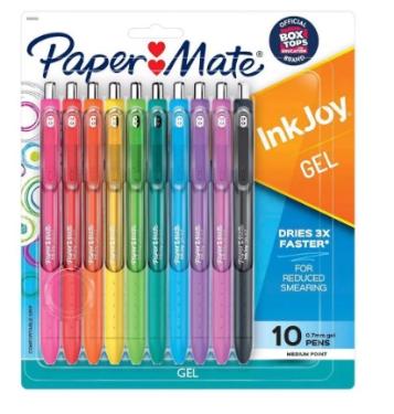 Caneta Gel - Paper Mate - InkJoy Retr�til 10 cores