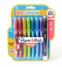 Caneta Gel - Paper Mate - InkJoy com Tampa 8 Cores