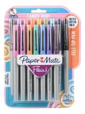Caneta Paper Mate Flair Ultra Fine 0.4 Candy Pop 16 Cores 2027233