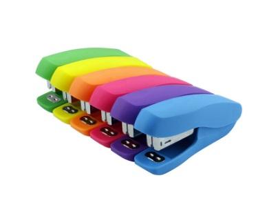 Grampeador Emborrachado Colorido Base de 11cm