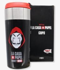Copo Viagem Slim La Casa de Papel