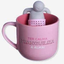Caneca com Infusor Amizade Eterna - ZonaCriativa