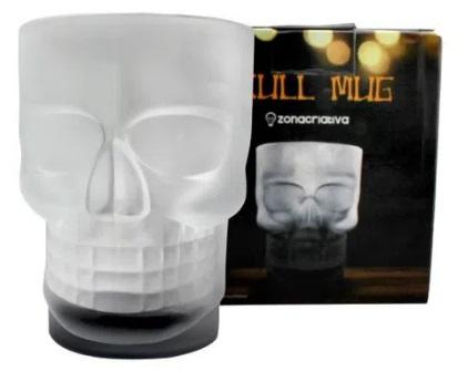Caneca Caveira c/ Base Preta