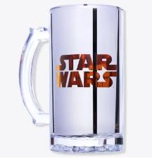 Caneca De Chopp Star Wars Vidro Eletrost�tica Oficial Disney