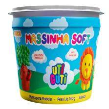 Massinha de Modelar Soft 140G Laranja Uti Guti