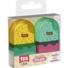 Borracha Escolar Tris Picol� 02 Unidades