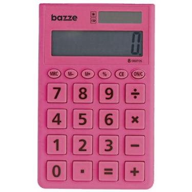 Calculadora De Bolso 8 D�g. Rosa Bazze