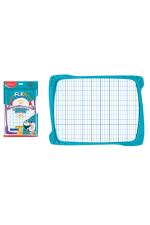 QUADRO BR FLEXIVEL C/1 APAGAD COM SUPORTE + 1 CANETA AZ MAPED 583510