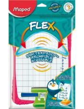 QUADRO BR FLEXIVEL C/1 APAGAD COM SUPORTE + 1 CANETA AZ MAPED 583510