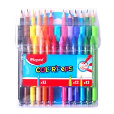 Kit Color Peps L�pis Cor/ Hidrocor/ Giz Cera - Maped