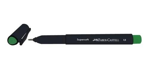 Caneta Supersoft Pen 1.0 Verde Faber Castell
