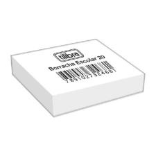 BORRACHA ESCOLAR BRANCA 20 GRANDE TILIBRA