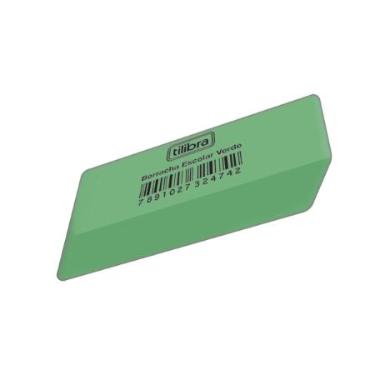 BORRACHA ESCOLAR VERDE GRANDE TILIBRA
