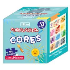 QUEBRA-CABE�A 24 PE�AS PEDAG�GICO - CORES, NUMEROS E VOGAIS - SORTIDO TILIBRA