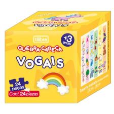 QUEBRA-CABE�A 24 PE�AS PEDAG�GICO - CORES, NUMEROS E VOGAIS - SORTIDO TILIBRA