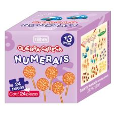 QUEBRA-CABE�A 24 PE�AS PEDAG�GICO - CORES, NUMEROS E VOGAIS - SORTIDO TILIBRA