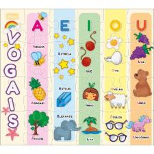 QUEBRA-CABE�A 24 PE�AS PEDAG�GICO - CORES, NUMEROS E VOGAIS - SORTIDO TILIBRA