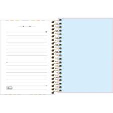 CADERNETA ESPIRAL CAPA DURA 1/8 HAPPY COLORS 80 FOLHAS TILIBRA