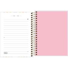 CADERNETA ESPIRAL CAPA DURA 1/8 HAPPY COLORS 80 FOLHAS TILIBRA