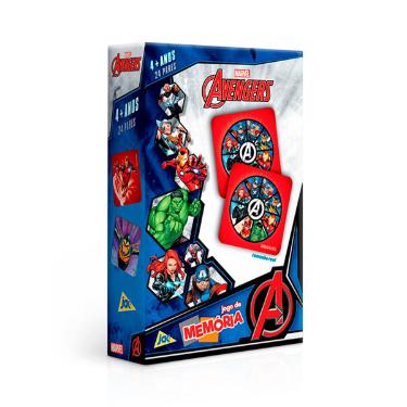 BRINQUEDO TOYSTER JOGO DA MEMORIA AVENGERS 24PC 2748