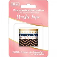 FITA ADESIVA WASHI TAPE TILIBRA