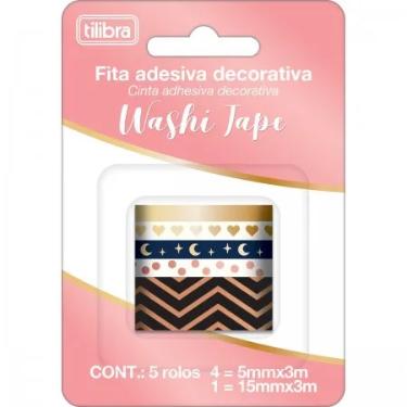 FITA ADESIVA WASHI TAPE TILIBRA