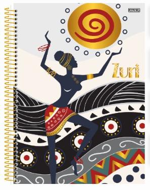 Caderno Espiral Tamanho Universit�rio 1 Mat�ria 80 folhas Zuri S�o Domingos