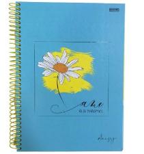 Caderno Espiral Tamanho Universit�rio 10 Mat�rias 160 folhas Daisy S�o Domingos