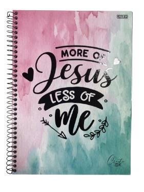 Caderno Espiral Tamanho Universit�rio 10 Mat�rias 160 folhas Cristo S�o Domingos