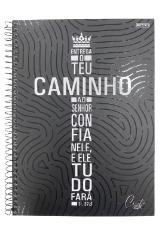 Caderno Espiral Tamanho Universit�rio 10 Mat�rias 160 folhas Cristo S�o Domingos
