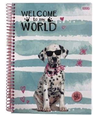 Caderno Espiral Tamanho Universit�rio 10 Mat�rias 160 folhas My Pets S�o Domingos