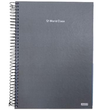 Caderno Espiral Tamanho Universit�rio 10 Mat�rias 160 folhas World Class S�o Domingos