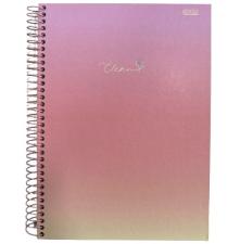 Caderno Espiral Tamanho Universit�rio 10 Mat�rias 160 folhas Clean S�o Domingos