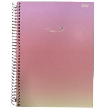 Caderno Espiral Tamanho Universit�rio 10 Mat�rias 160 folhas Clean S�o Domingos
