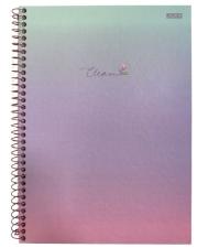 Caderno Espiral Tamanho Universit�rio 10 Mat�rias 160 folhas Clean S�o Domingos